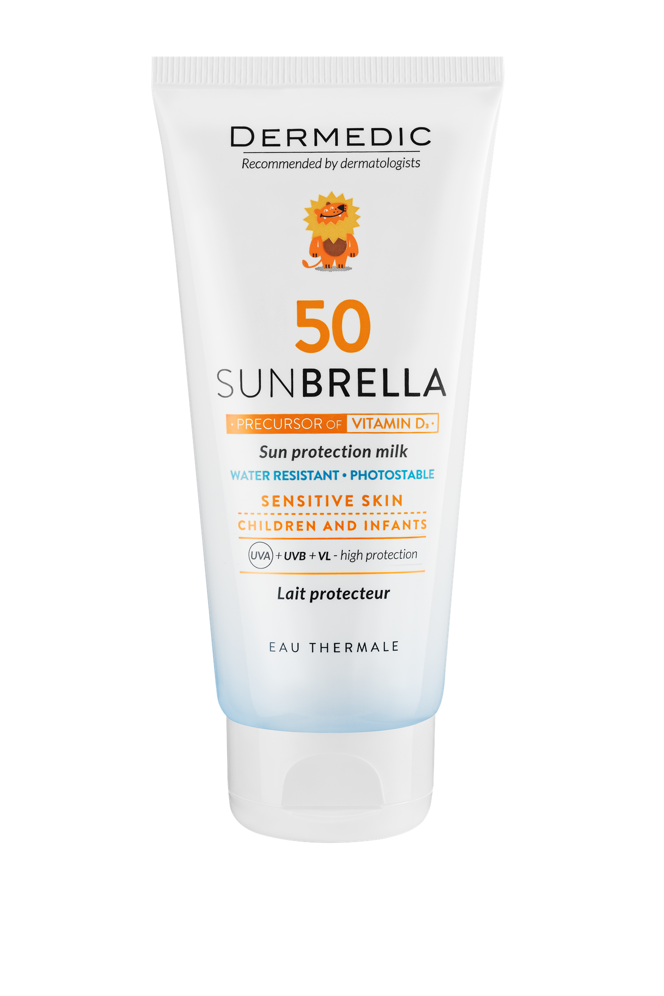Молочко солнцезащитное Dermedic Sunbrella Baby SPF50 ZnO + TiO2 (100г)