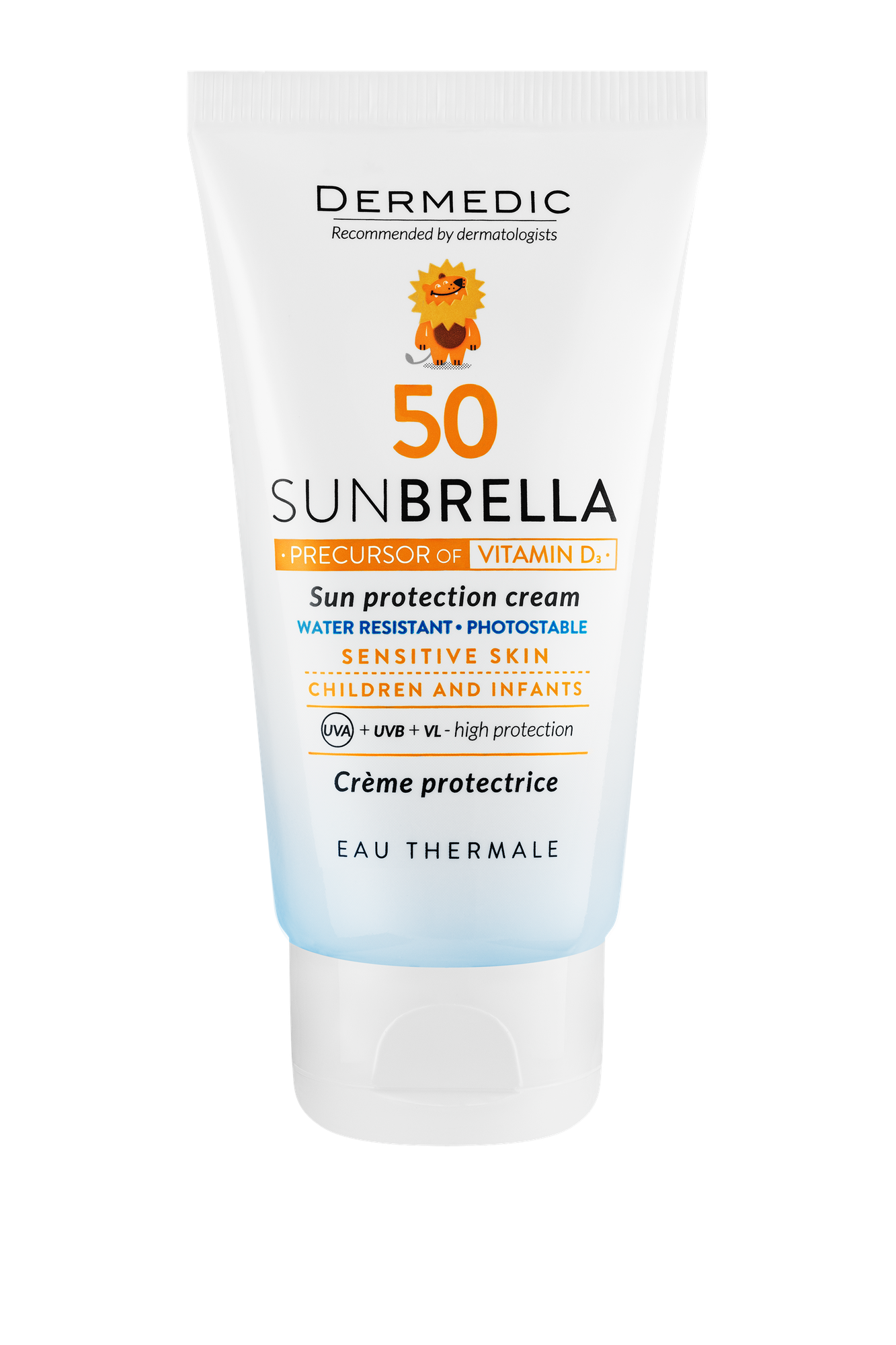 Крем солнцезащитный Dermedic Sunbrella Baby SPF50 ZnO + TiO2 (50г)