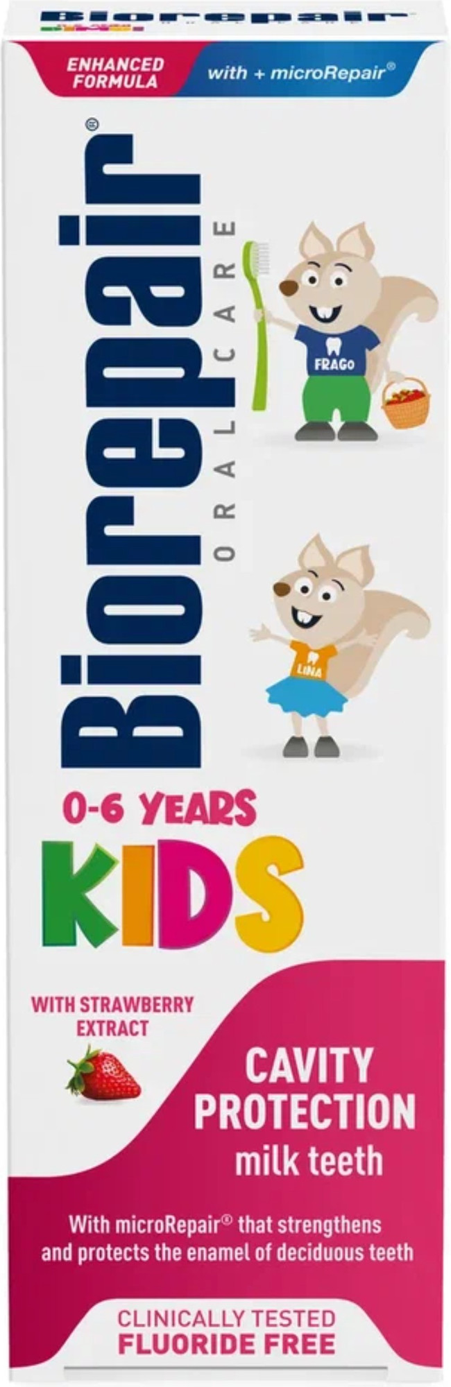 Зубная паста Biorepair Kids со вкусом земляники (50мл)