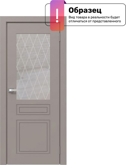 Дверной блок Та самая дверь Л5 ЗАЛ 130x210 правая (капучино)