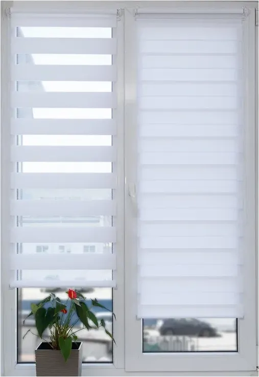 Рулонная штора АС МАРТ Баланс 38x160 (белый)