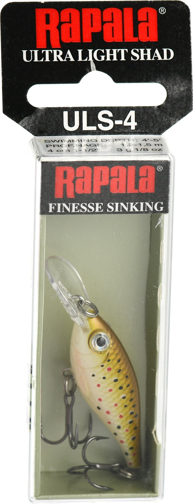 Воблер Rapala Ultra Light Shad / ULS04-TR — фото 5