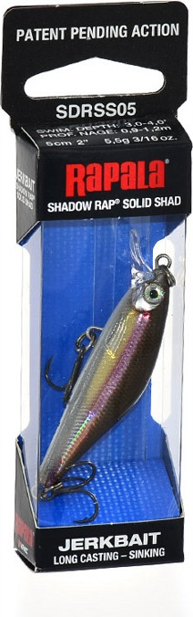 Воблер Rapala Shadow Rap Solid Shad / SDRSS05-WK — фото 5