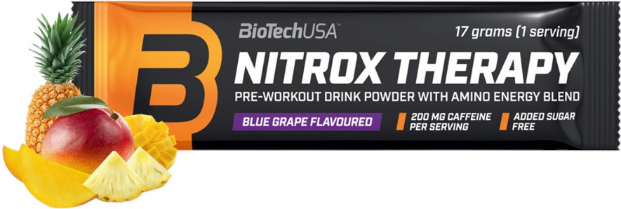 Предтренировочный комплекс BioTechUSA Nitrox Therapy тропические фрукты CIB000608 (17г) — фото 2