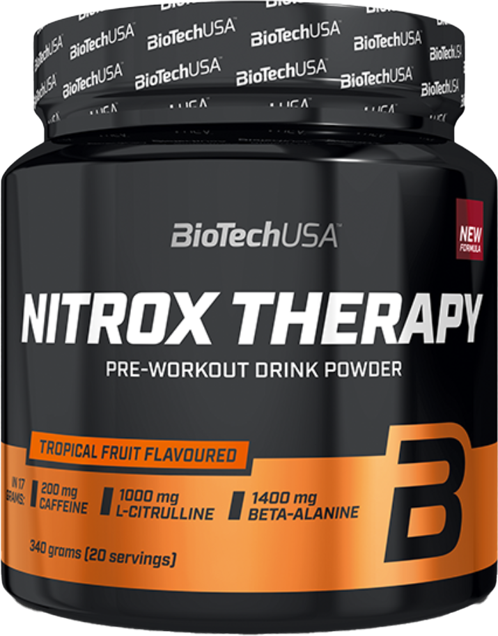 Предтренировочный комплекс BioTechUSA Nitrox Therapy / I00001656 (340г, тропические фрукты)