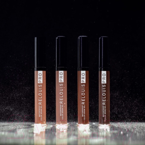 Гель для бровей Relouis Pro Waterproof Color Brow Gel оттеночный тон 05 — фото 4