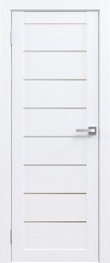 Дверь межкомнатная Юни Амати 01 70x200 (бьянко/стекло белое)
