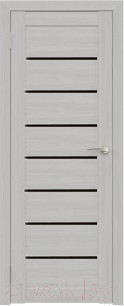 Дверь межкомнатная Юни Амати 01 70x200 (сканди классик/стекло черное)