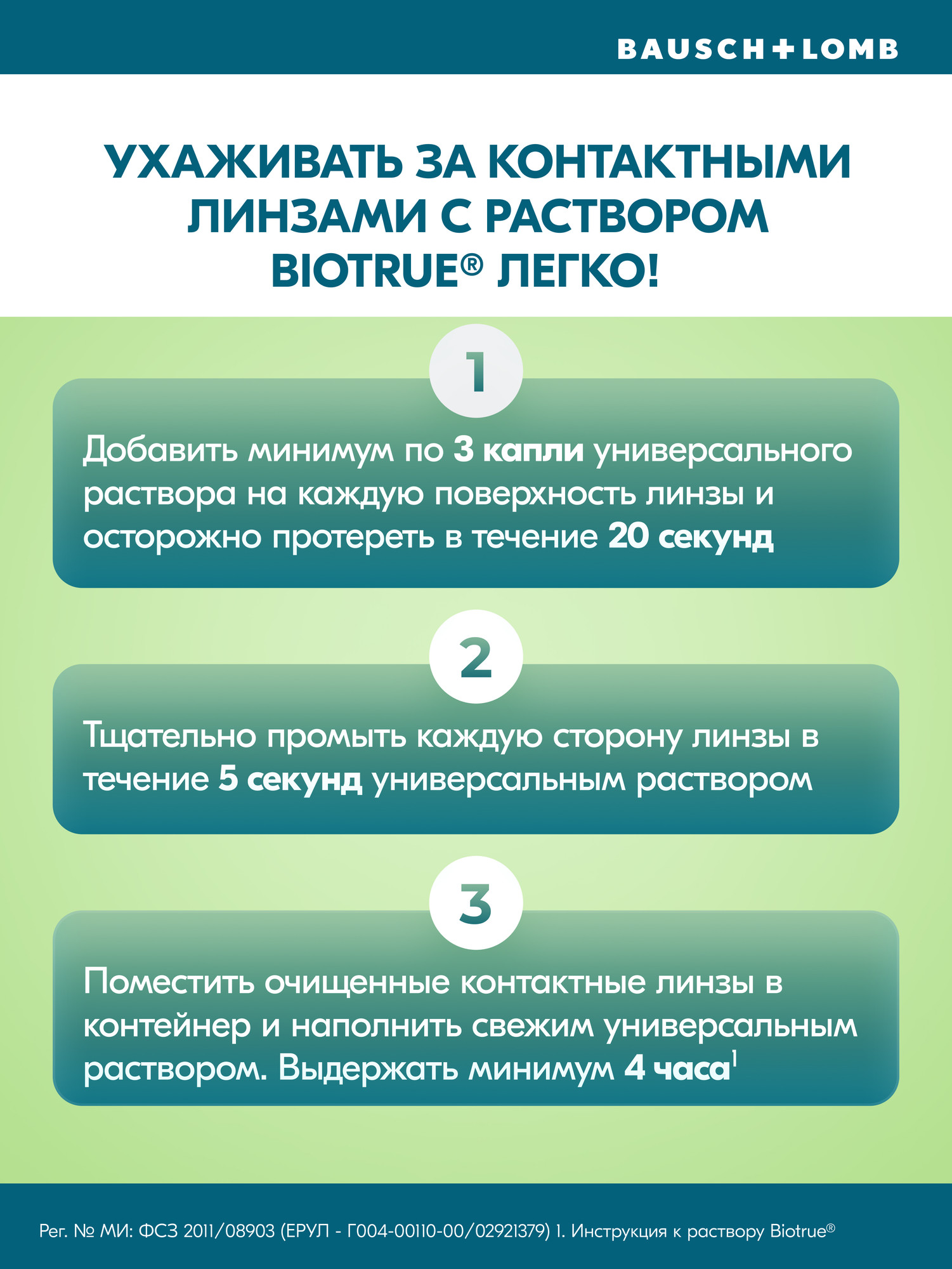 Раствор для линз Biotrue Универсальный с контейнером (120мл) — фото 6