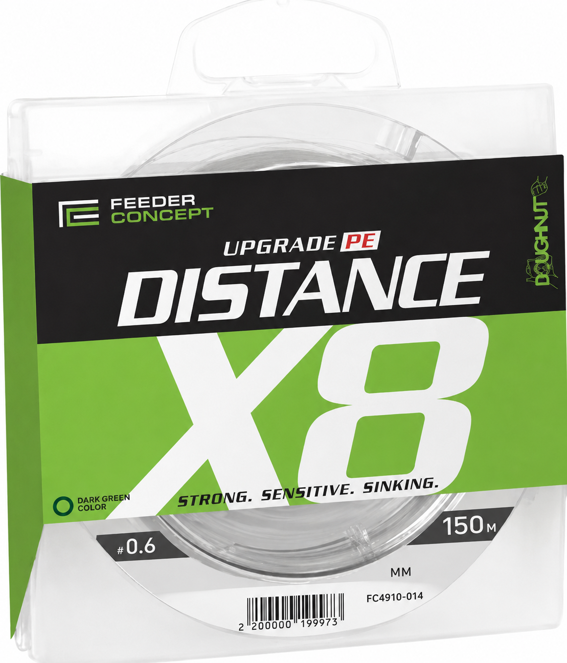 Леска плетеная Feeder Concept Distance х8 Braid Dark Green 150/014 / FC4910-014