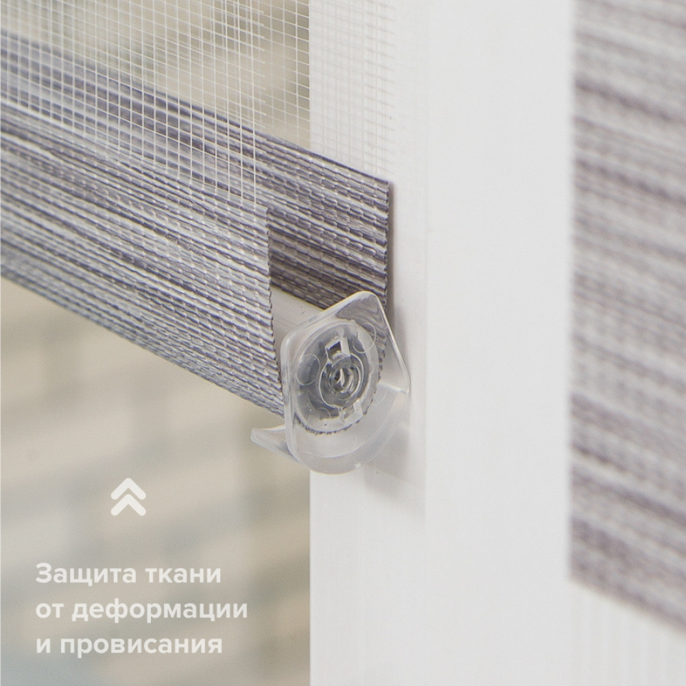 Рулонная штора АС МАРТ Вудэн 43x160 (светло-серый) — фото 4