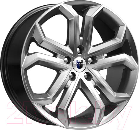 Литой диск K&K Пандора 19x8.5" 5x130мм DIA 84.1мм ET 38мм Дарк платинум