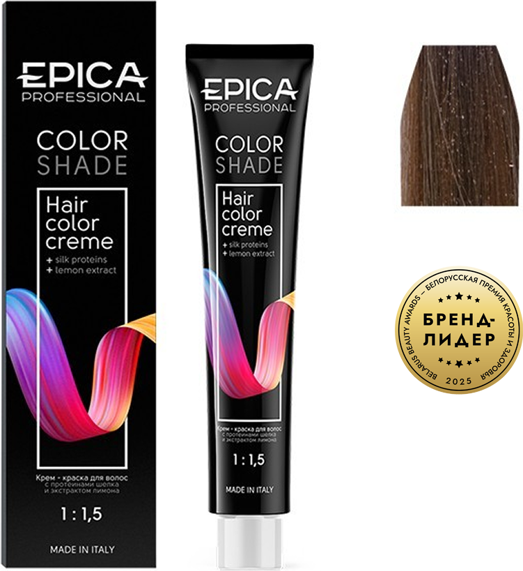 Крем-краска для волос Epica Professional Colorshade 8.0 (100мл, светло-русый натуральный холодный)