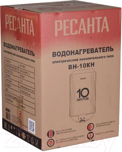 Накопительный водонагреватель Ресанта ВН-10КН (74/5/10) — фото 8
