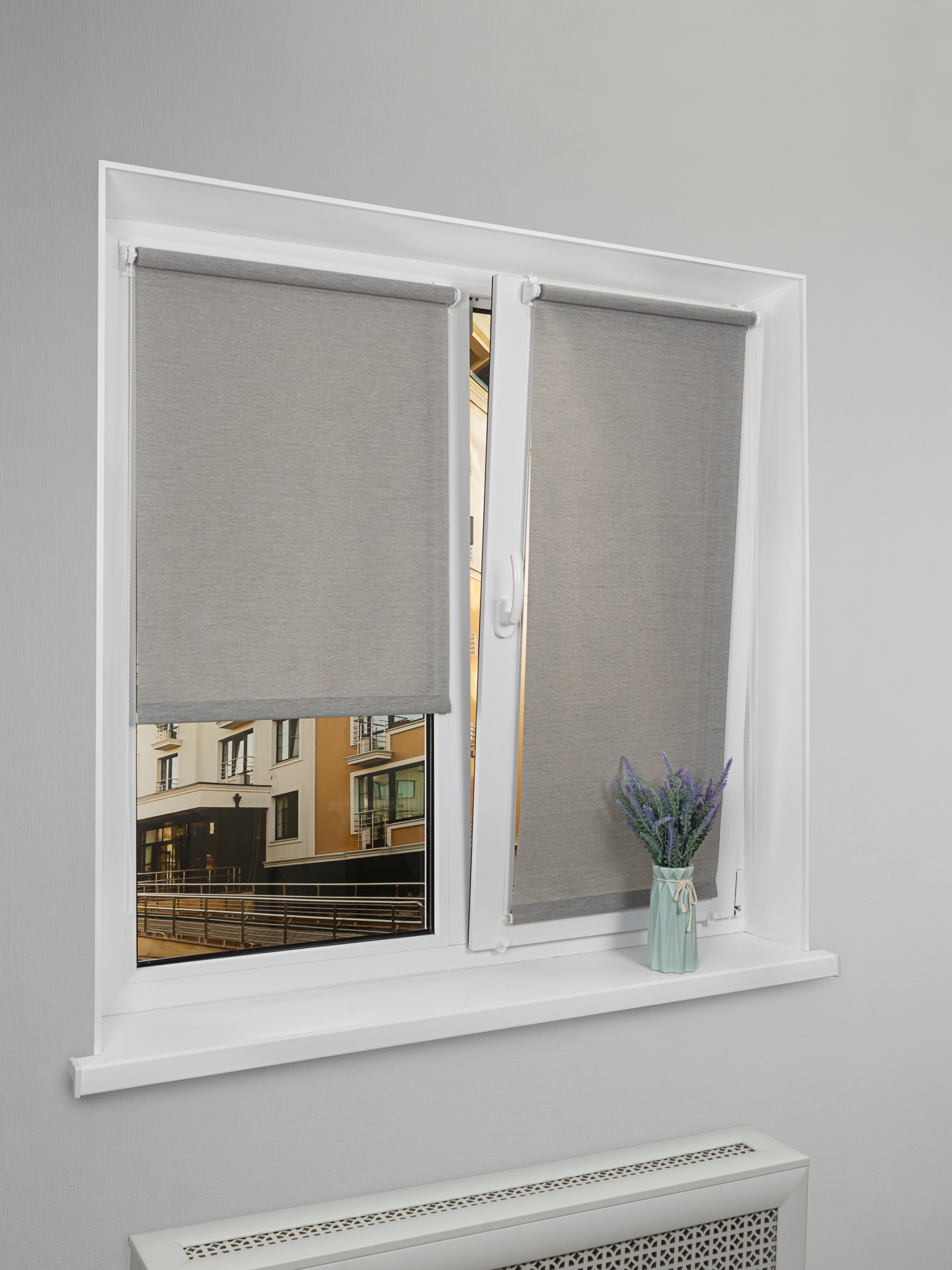 Рулонная штора Lm Decor Шайн LM 42-02 57x160 (серый)
