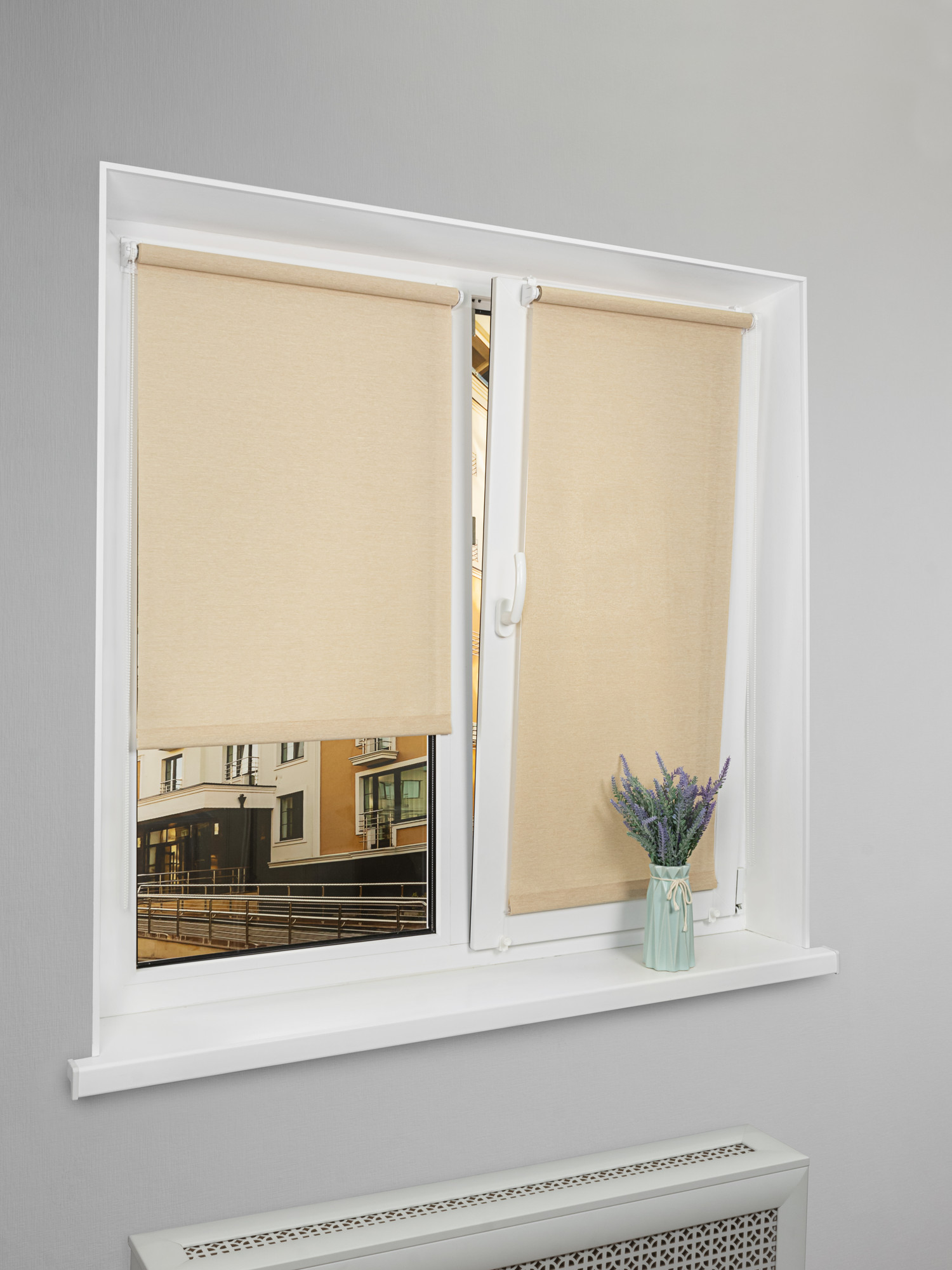 Рулонная штора Lm Decor Шайн LM 42-06 57x160 (кремовый)