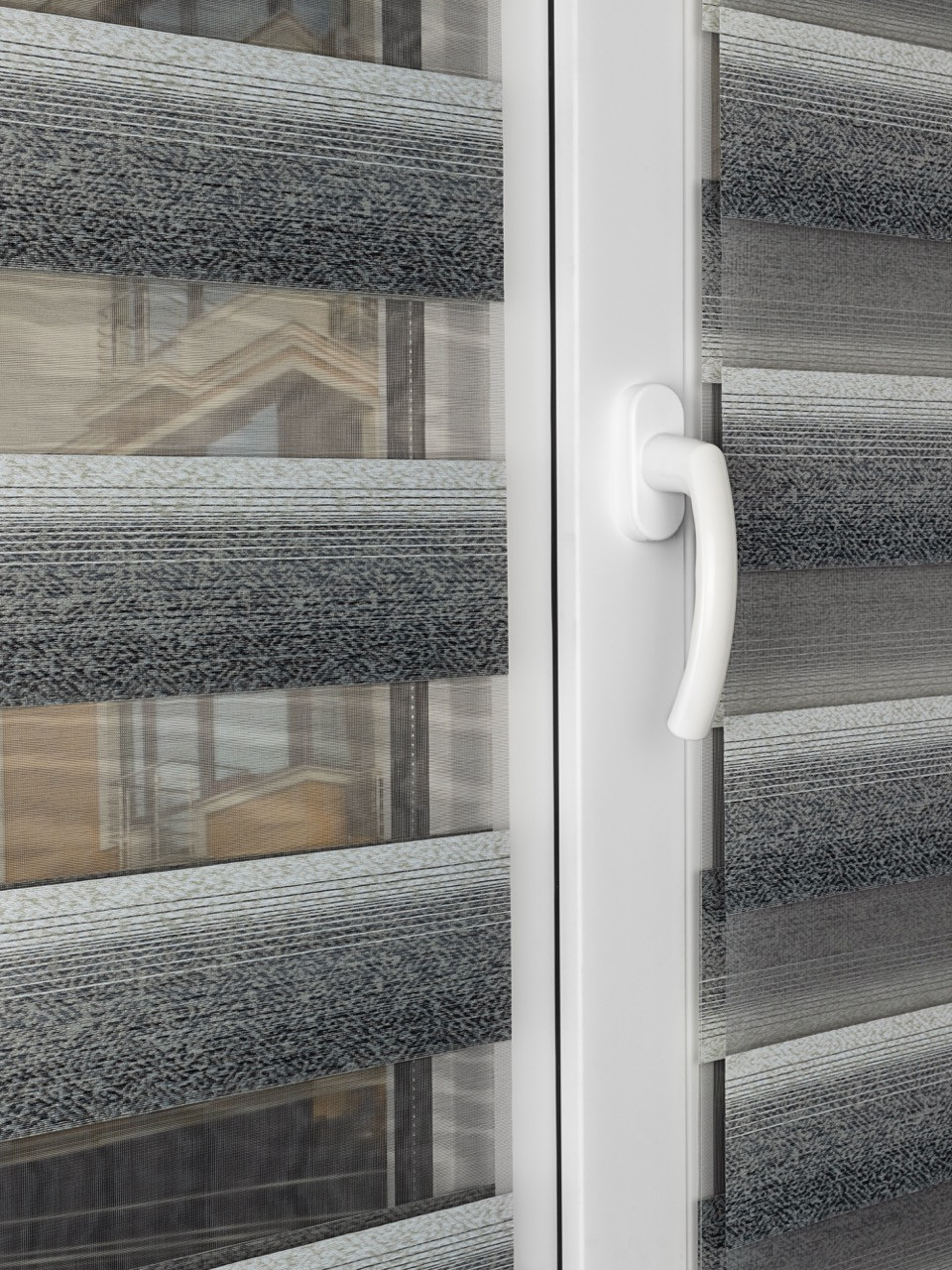 Рулонная штора Lm Decor Дабл ДН LB 55-04 120x170 (серый) — фото 6