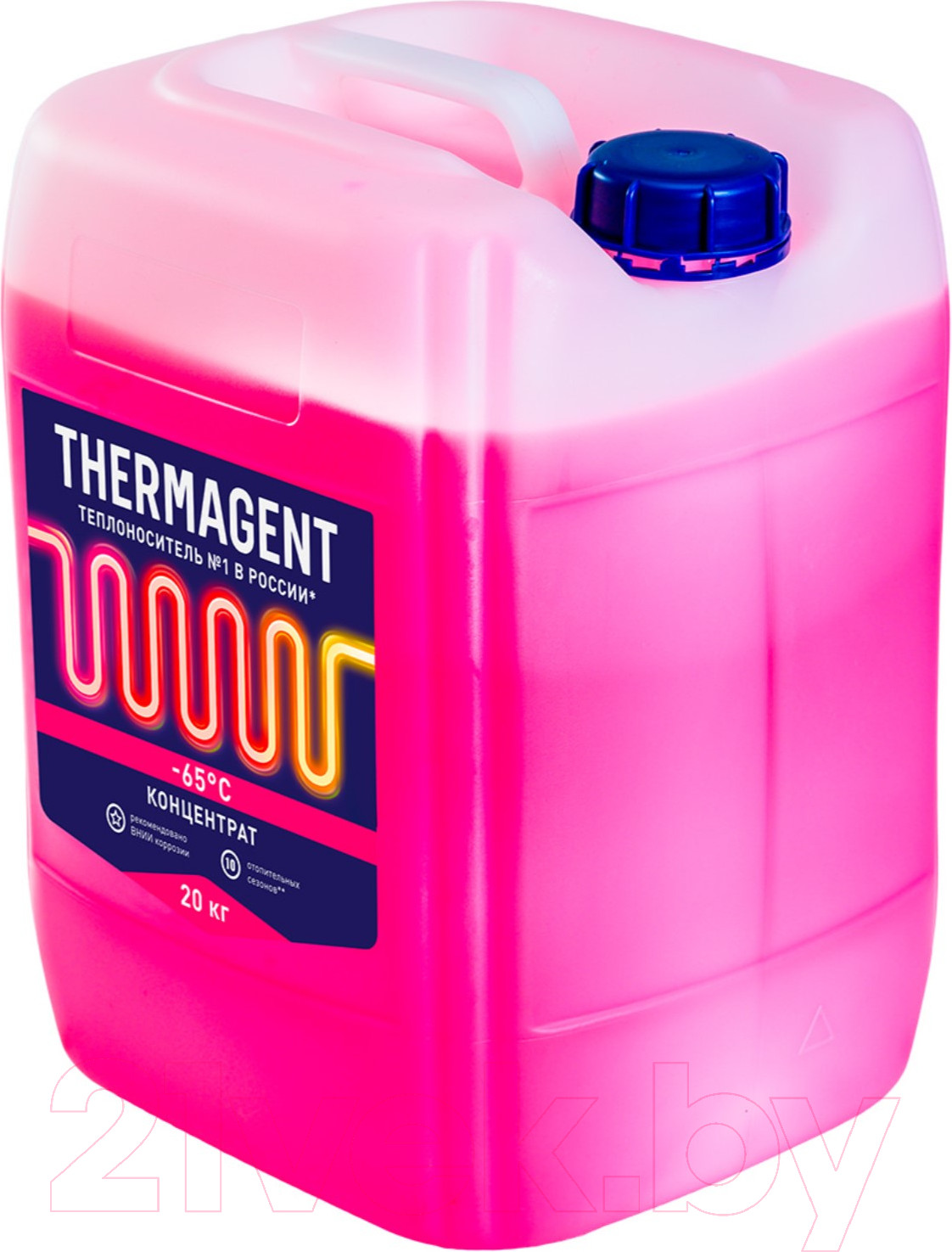 Теплоноситель для систем отопления Thermagent -65°C (20л, красный) — фото 2