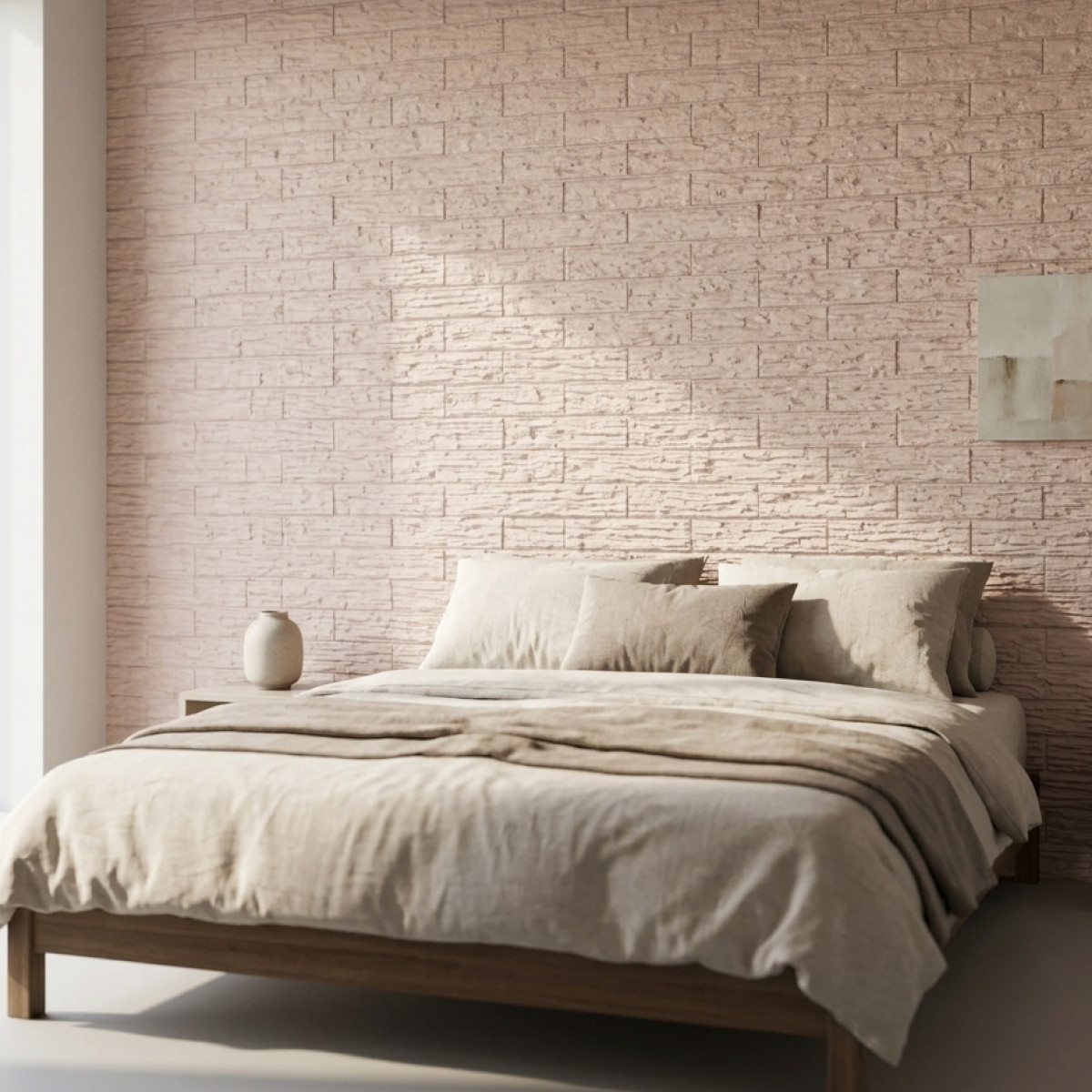 Декоративный камень бетонный РуБелЭко Сланец СЛ-002 (слоновая кость) — фото 5