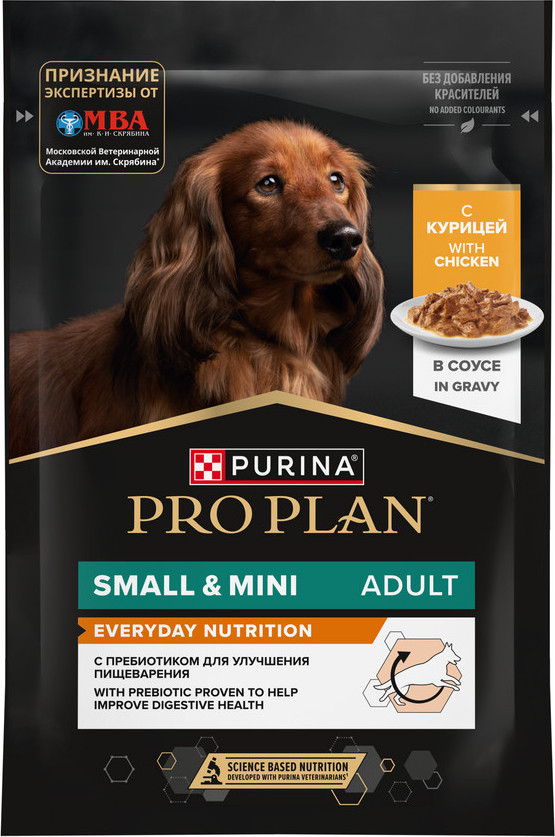 Влажный корм для собак Pro Plan Adult с курицей (85г)