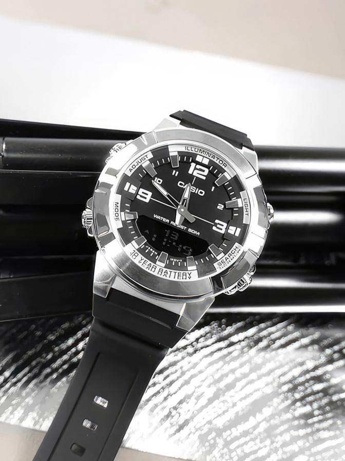 Часы наручные мужские Casio AMW-870-1A — фото 5