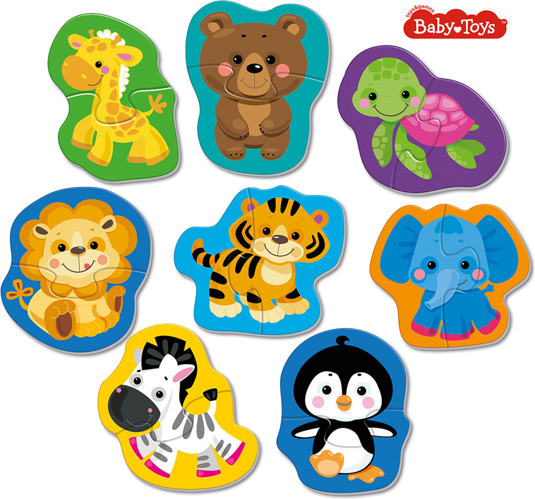 Развивающая игра Baby Toys Половинки Домашние животные / 04120 — фото 3