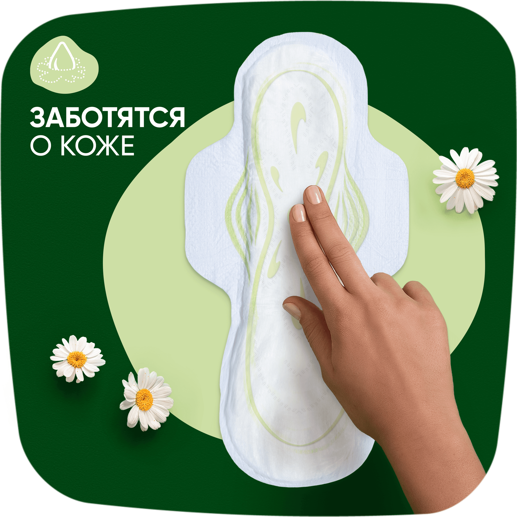 Прокладки гигиенические Naturella Classic Camomile Night Duo (12шт) — фото 2