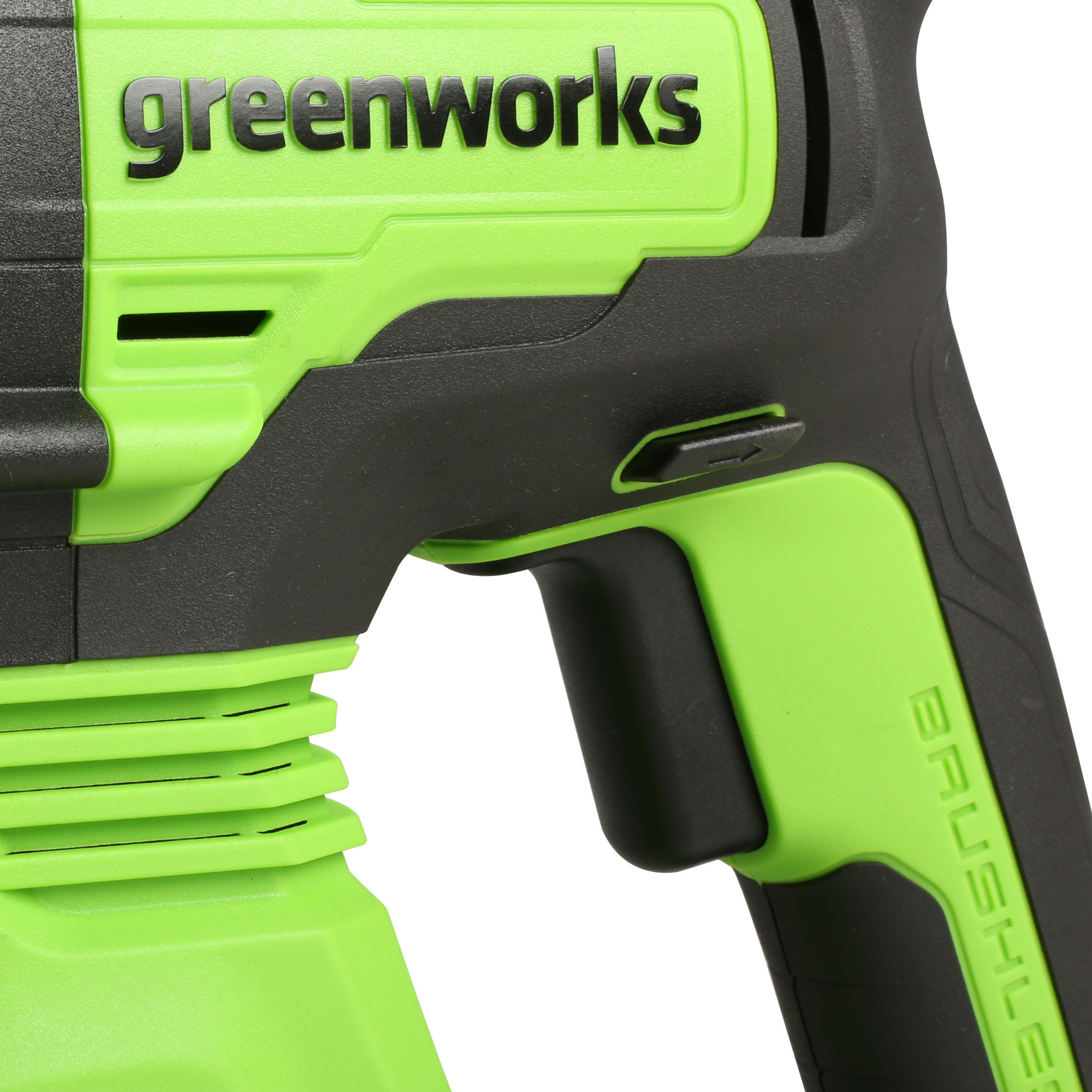 Перфоратор Greenworks GD24SDS2 бесщеточный 2Дж 24V / 3803007UB (c АКБ 4Ач и ЗУ) — фото 3