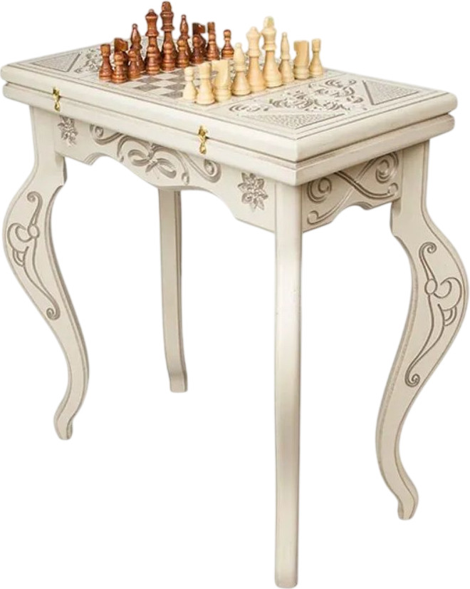 Набор настольных игр Ustyan Нарды + Шахматы. Патина / GU401-P