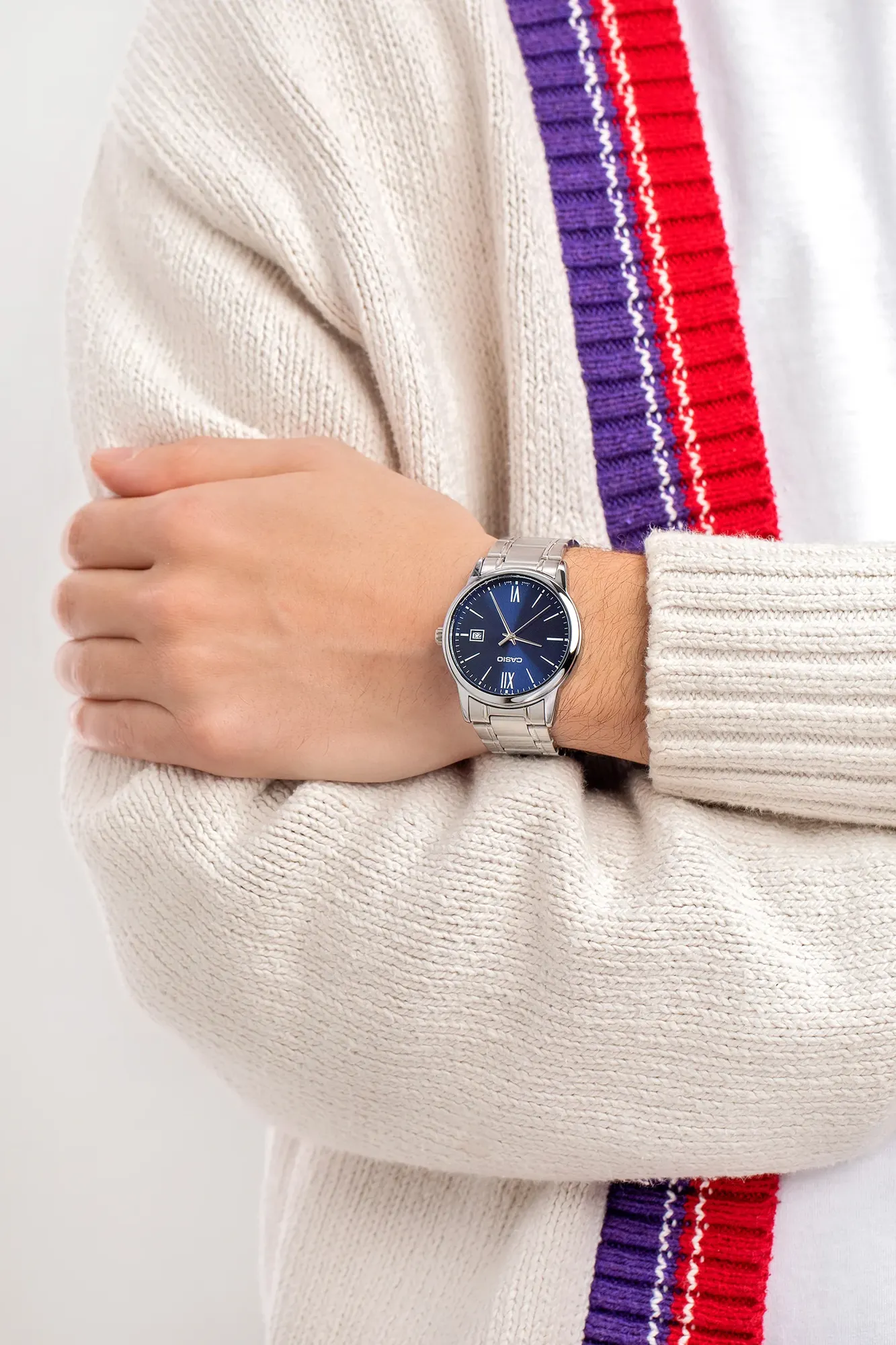 Часы наручные мужские Casio MTP-V002D-2B3 — фото 6