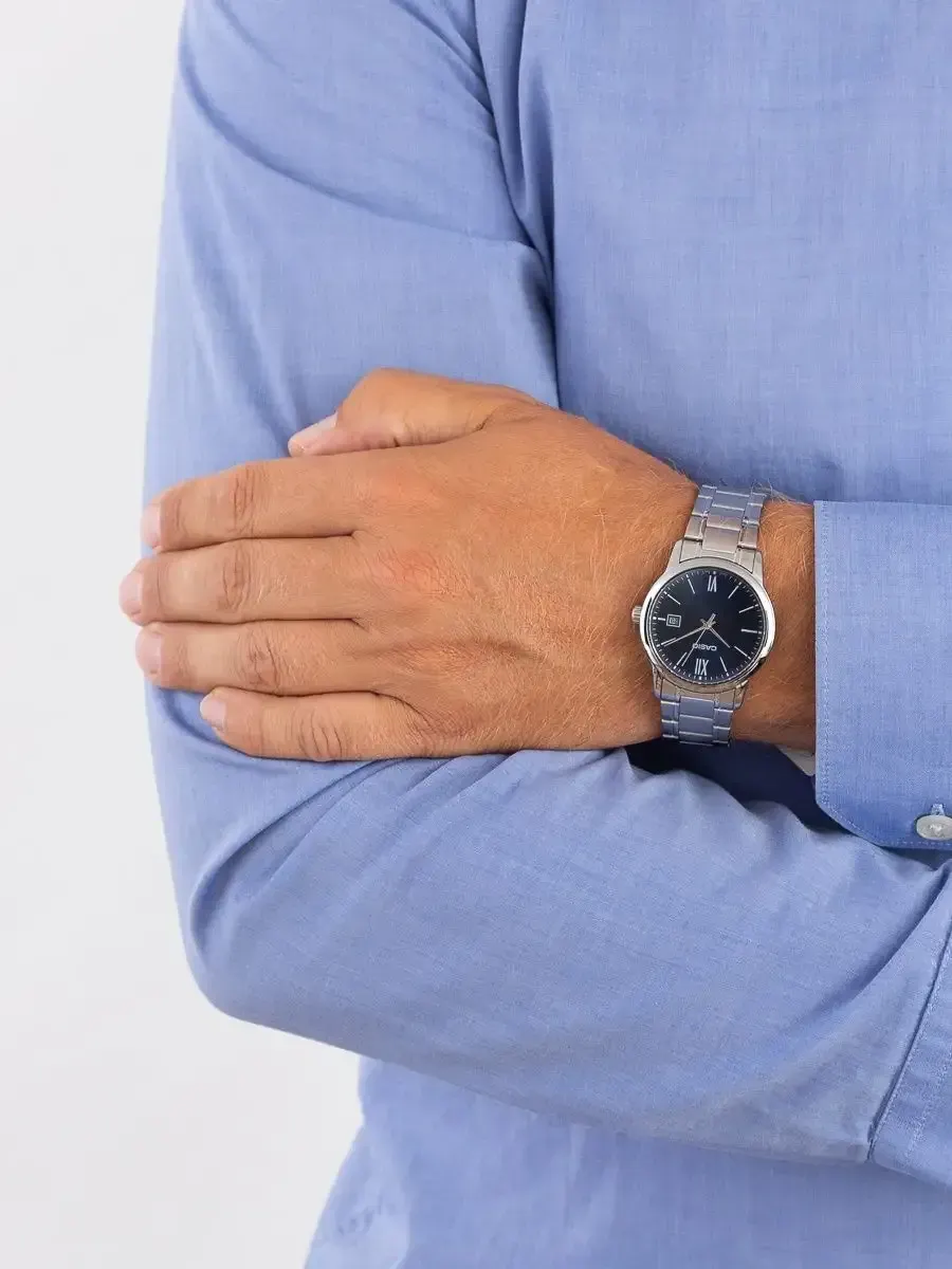 Часы наручные мужские Casio MTP-V002D-2B3 — фото 5