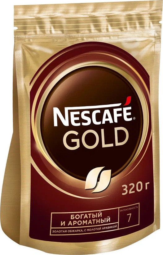 Кофе растворимый Nescafe Gold (320г) — фото 4