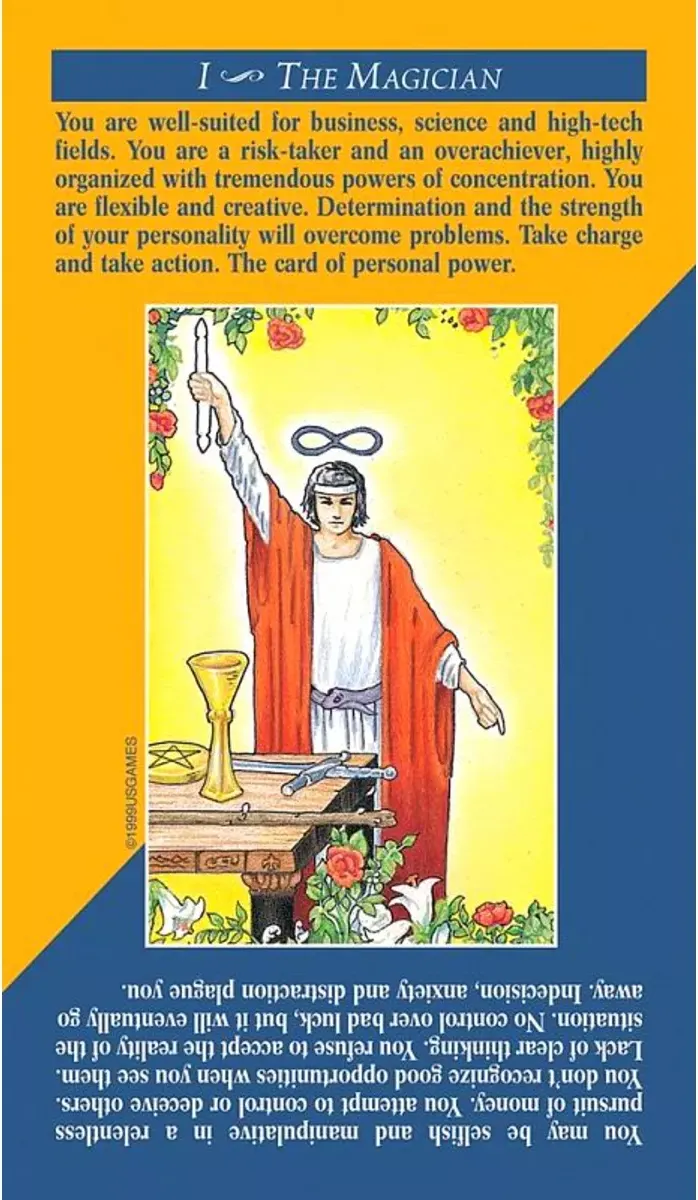 Гадальные карты U.S. Games Systems Quick and Easy Tarot Deck / QET78 — фото 4