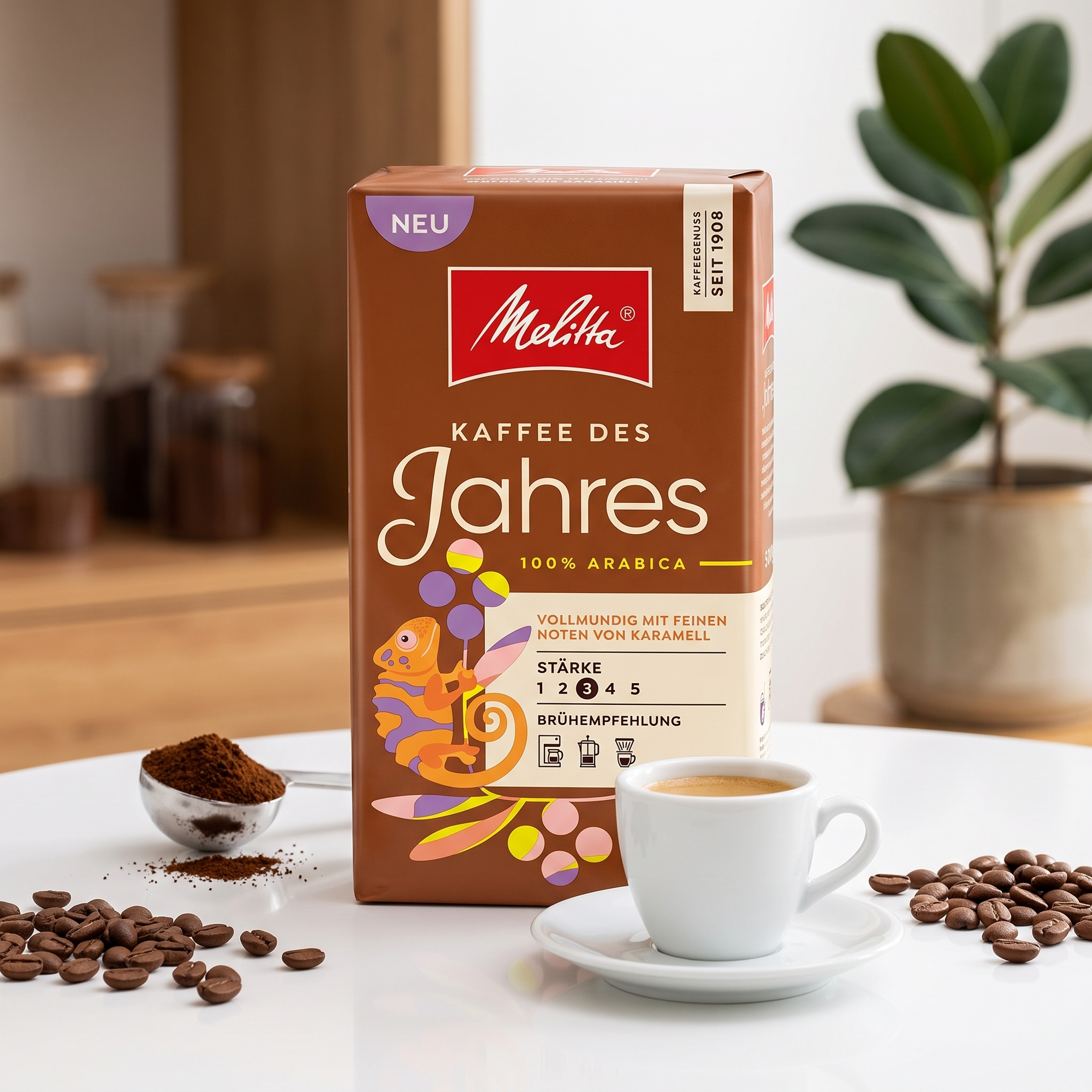 Кофе молотый Melitta Kaffee Des Jahres (500г) — фото 2
