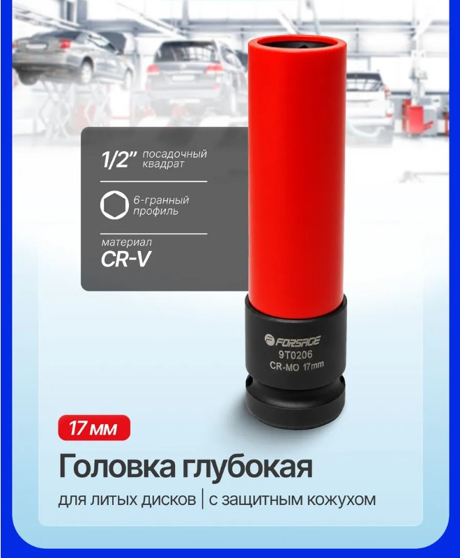 Головка слесарная Forsage F-9T0206 (50318) — фото 4