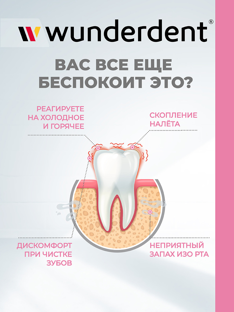 Зубная паста Modum Wunderdent для чувствительных зубов (100г) — фото 4