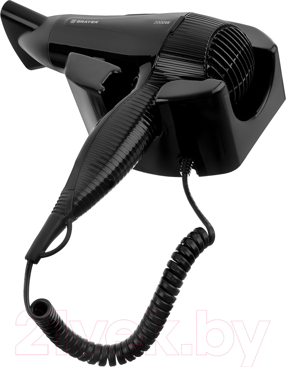 Фен настенный Brayer BR3021BK — фото 3