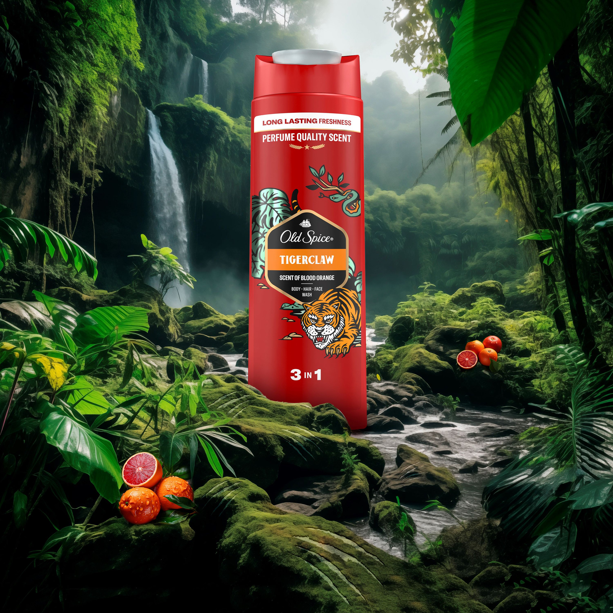Шампунь-гель для душа Old Spice Tigerclaw (400мл) — фото 6