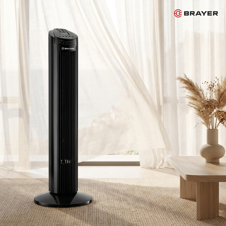 Вентилятор Brayer 4958BR-BK — фото 3