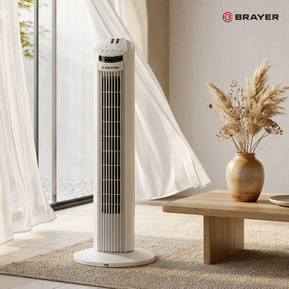 Вентилятор Brayer 4958BR-WH — фото 3