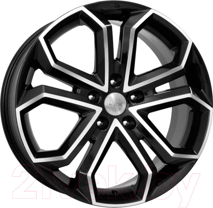 Литой диск K&K Пандора 19x8.5" 5x114.3мм DIA 67.1мм ET 45мм Алмаз черный