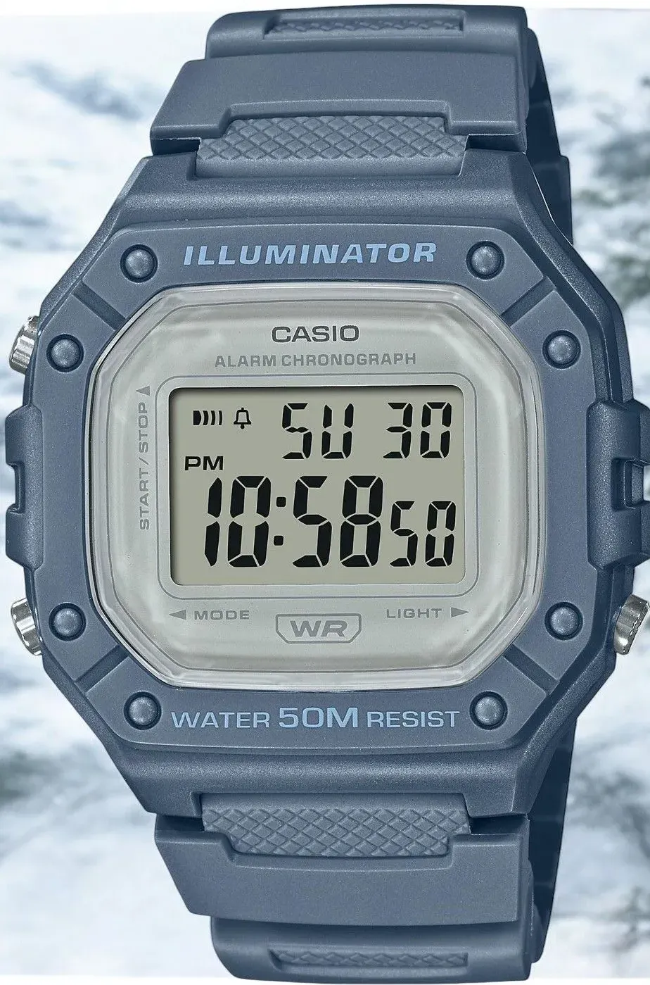 Часы наручные мужские Casio W-218HC-2A — фото 5