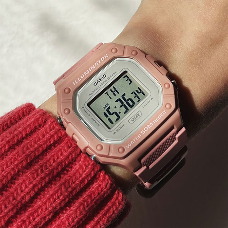 Часы наручные женские Casio W-218HC-4A — фото 6