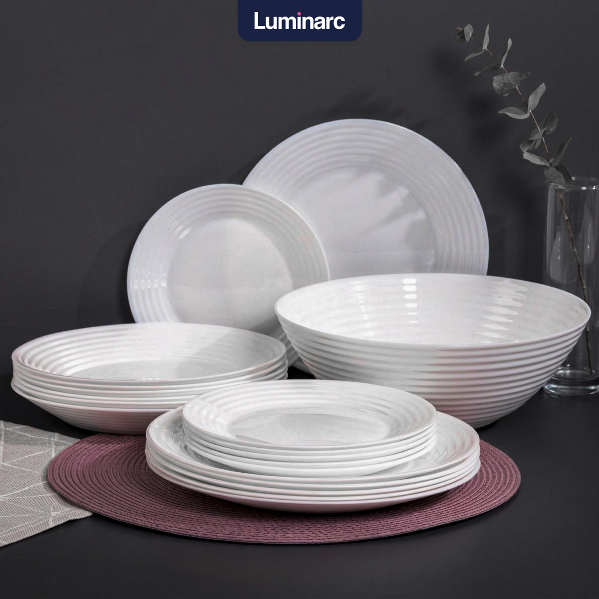 Набор тарелок Luminarc Harena L3271 (19шт)