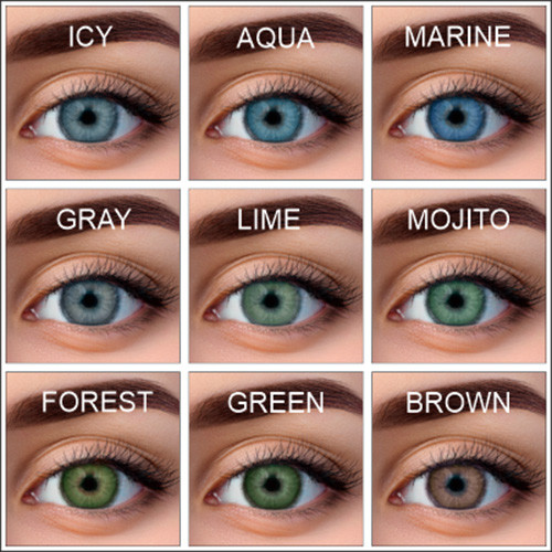 Контактная линза WDL Color Monthly BC 8.6 blue -4.00 — фото 3