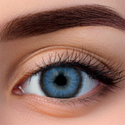 Контактная линза WDL Color Monthly BC 8.6 blue 0.00 — фото 2