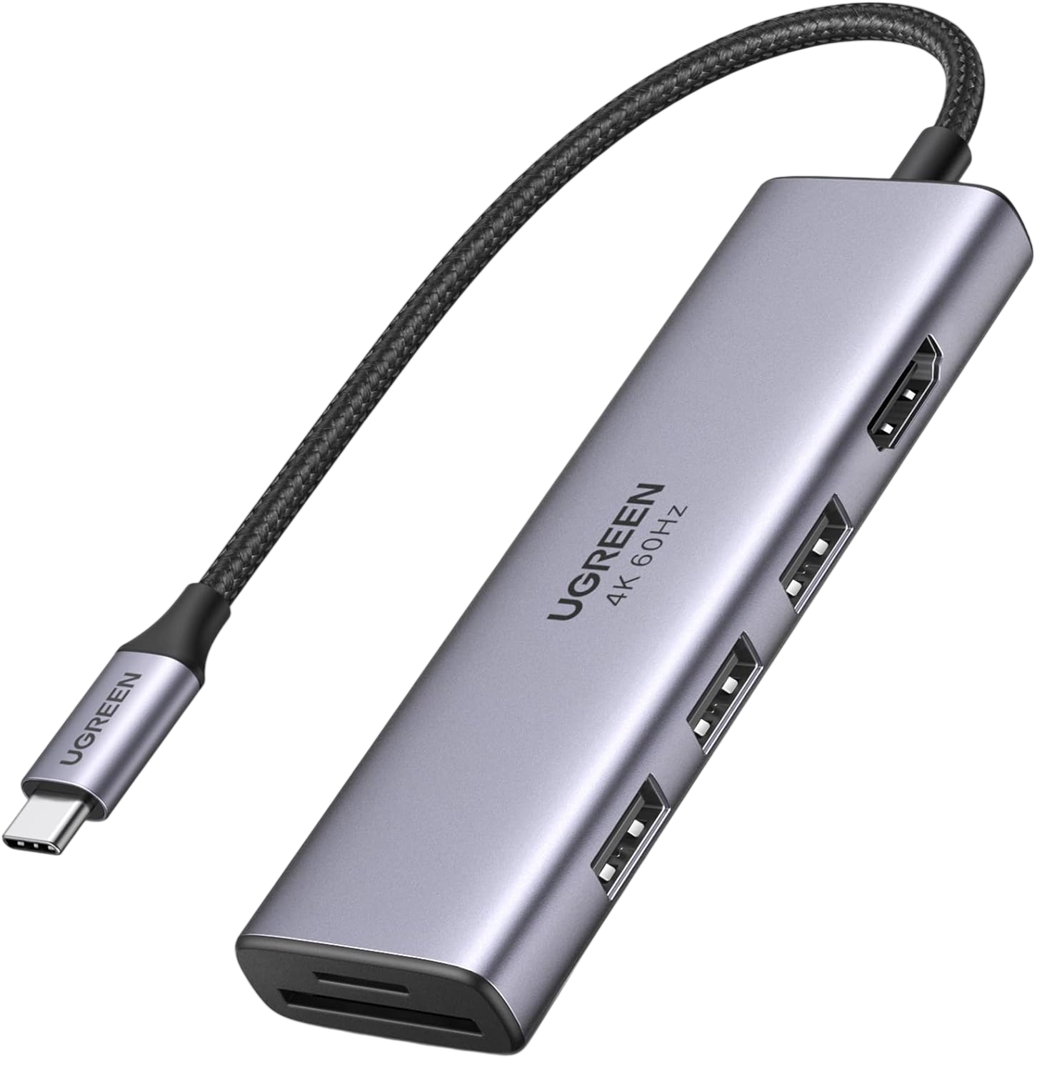 USB-хаб Ugreen CM511 / 60383 (серый космос)