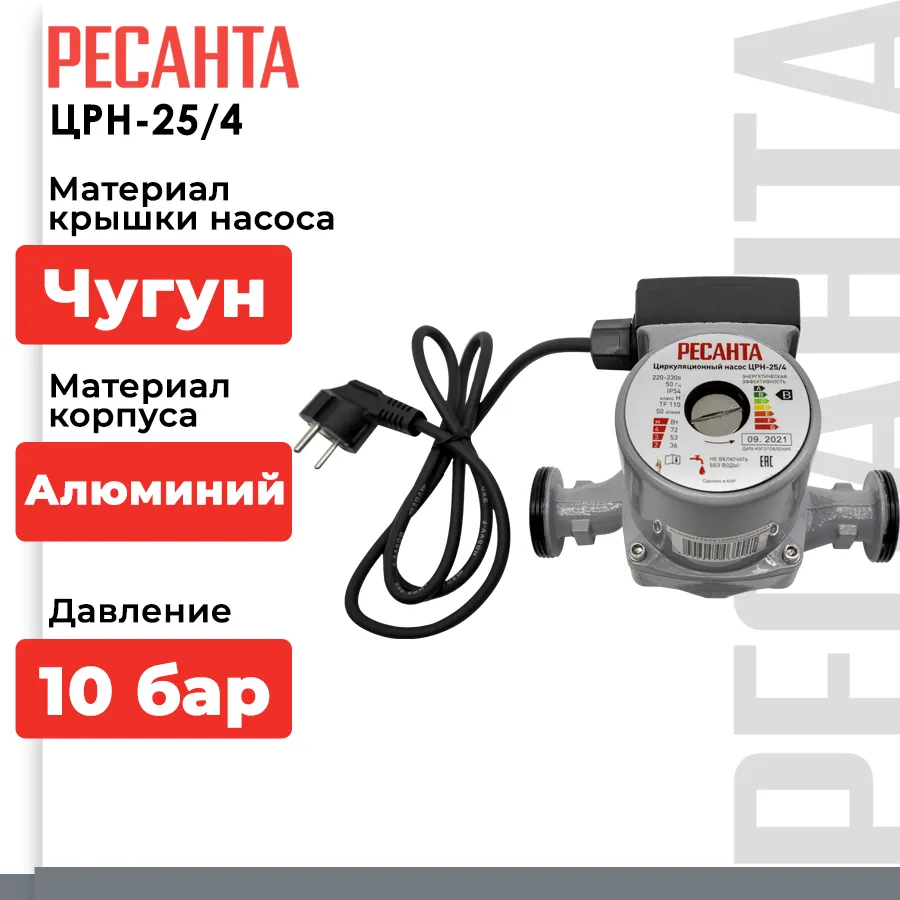 Циркуляционный насос Ресанта ЦРН-25/4 (77/7/1) — фото 12
