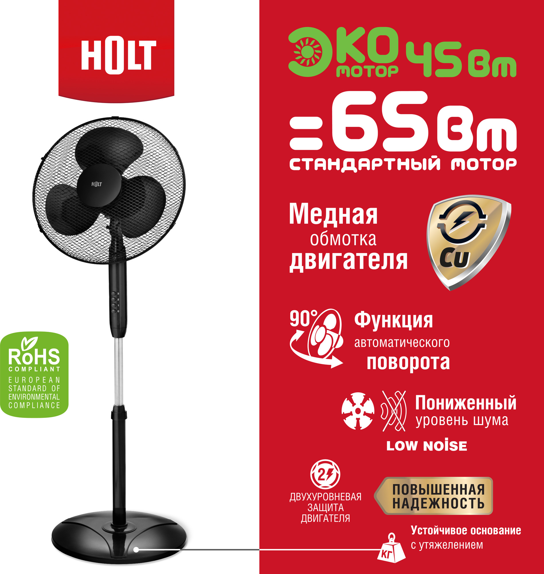 Вентилятор Holt HT-FN-002 — фото 6