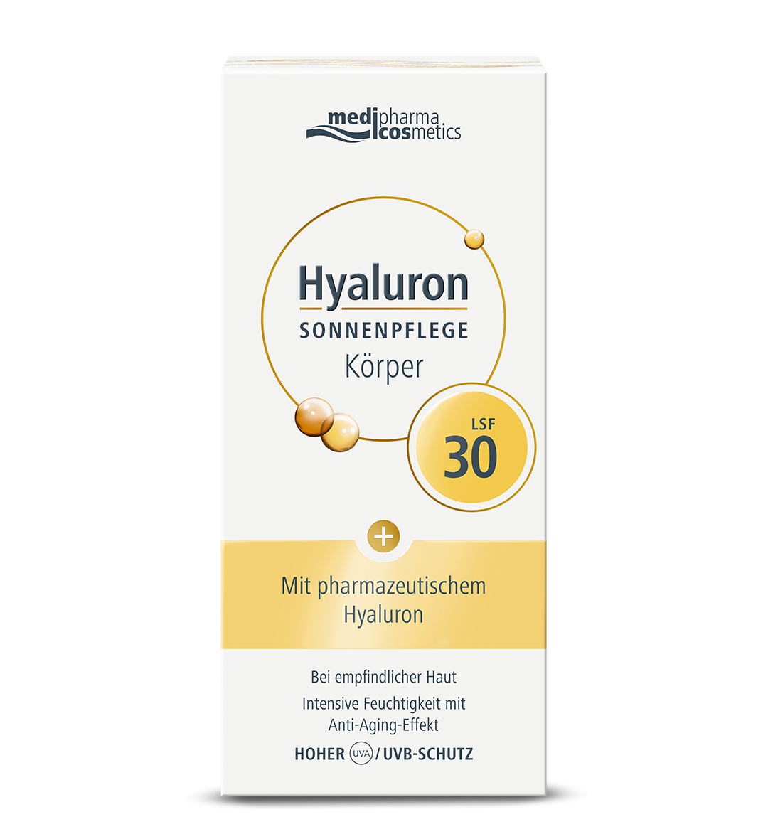 Крем солнцезащитный Medipharma Cosmetics Hyaluron Для тела LSF 30 (150мл) — фото 2